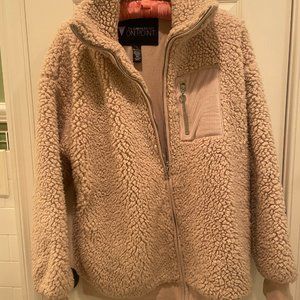 Light Pink Victoria's Secret On Point Fuzzy Zip Up Jacket